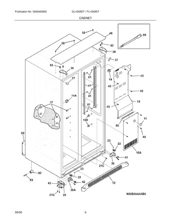 Diagram for GLHS68EFW2