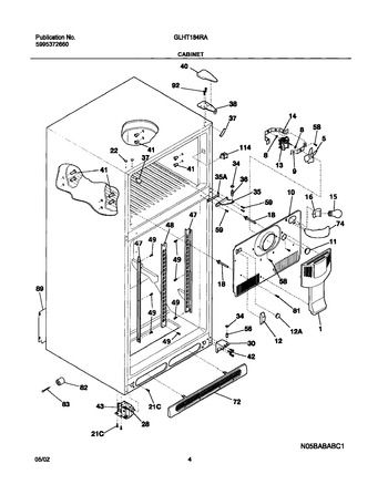 Diagram for GLHT184RAQ5