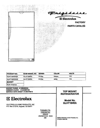 Diagram for GLHT184RAQ8