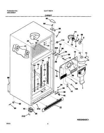 Diagram for GLHT186TAW8