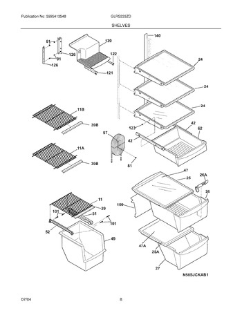 Diagram for GLRS233ZDW0