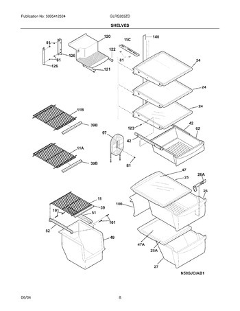 Diagram for GLRS263ZDQ0