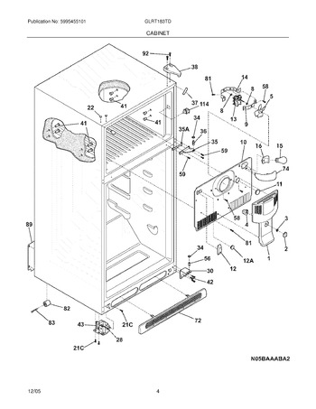 Diagram for GLRT183TDWE