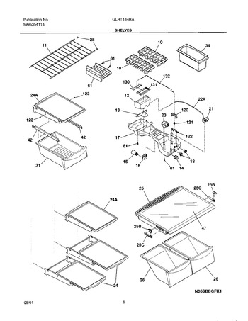 Diagram for GLRT184RAW0