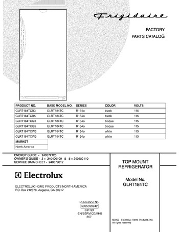 Diagram for GLRT184TCW3