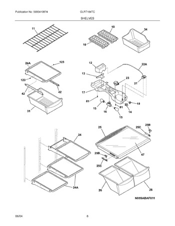 Diagram for GLRT184TCW7