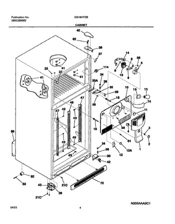 Diagram for GS18HTZBW6