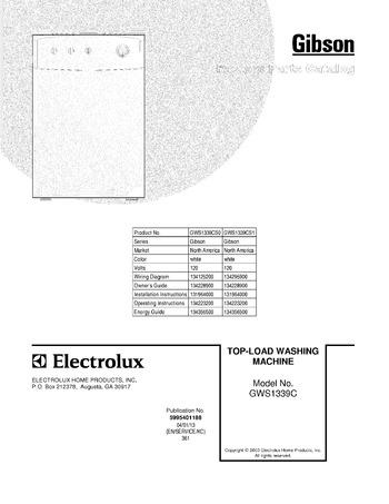 Diagram for GWS1339CS1