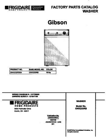 Diagram for GWX233RBS4