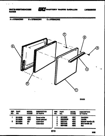 Diagram for KF204KDW0