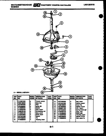 Diagram for LA271JXW4