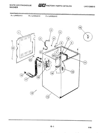 Diagram for LA400JXW5