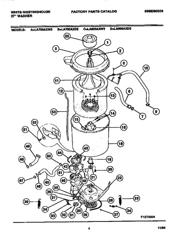 Diagram for LA600AXD3