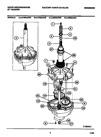 Diagram for LA600AXD3