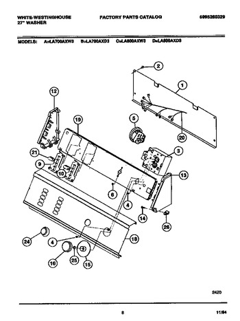 Diagram for LA600AXD3