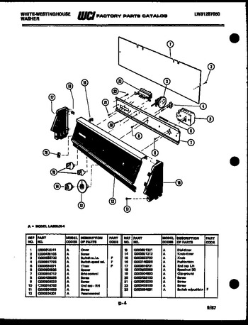 Diagram for LA800JXD4