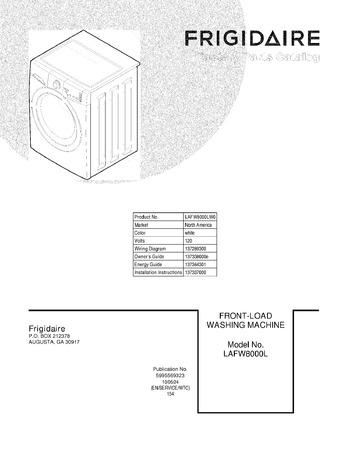 Diagram for LAFW8000LW0