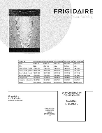 Diagram for LFBD2409LW0A