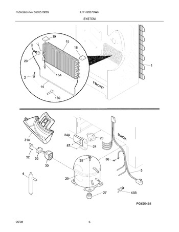 Diagram for LFFH2067DW6