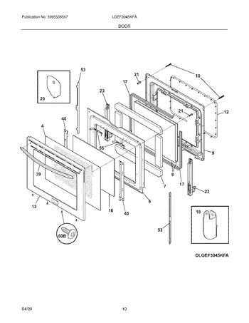 Diagram for LGEF3045KFA