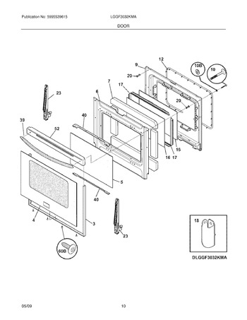 Diagram for LGGF3032KMA