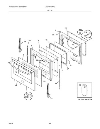 Diagram for LGGF3042KFC