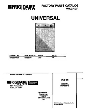 Diagram for LWX333PBW0