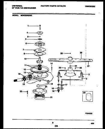 Diagram for MDB200RBW0