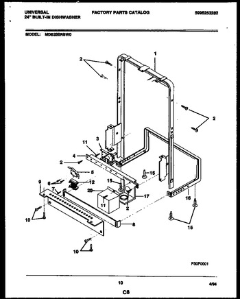 Diagram for MDB200RBW0