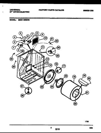 Diagram for MDE116RBW0