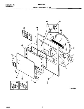 Diagram for MDE116REW1