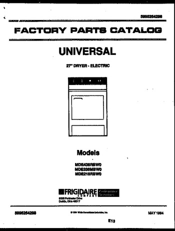 Diagram for MDE436RBW0