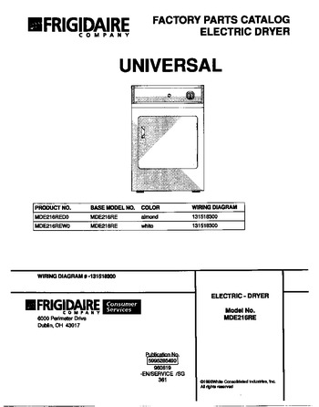 Diagram for MDE216REW0