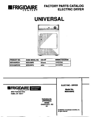 Diagram for MDE436REW0