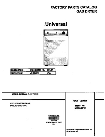 Diagram for MDG546RES2