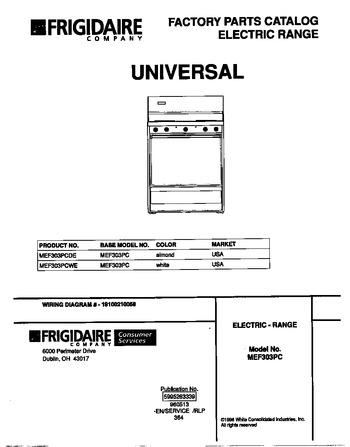 Diagram for MEF303PCWE