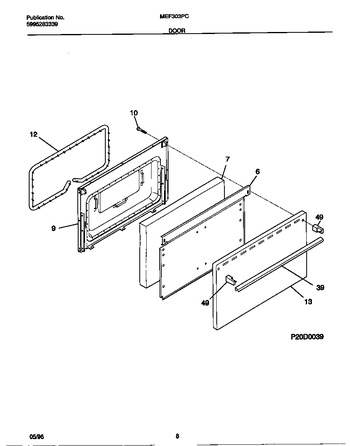 Diagram for MEF303PCWE