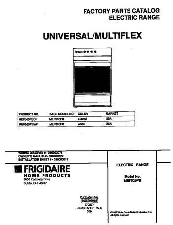 Diagram for MEF305PBDF