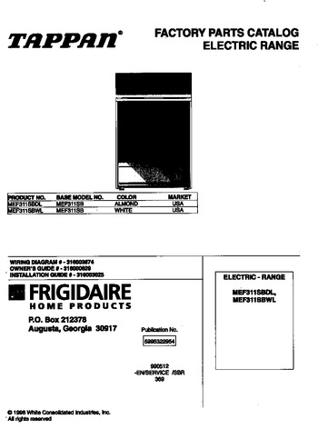 Diagram for MEF311SBWL