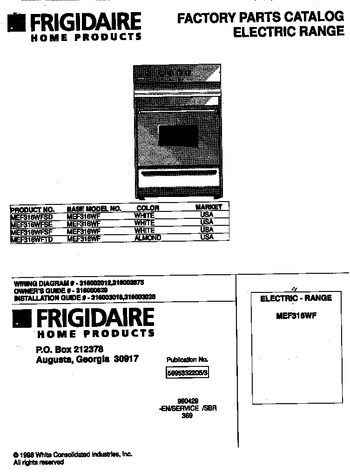 Diagram for MEF316WFTD