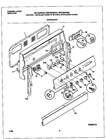 Diagram for MEF322WGSC