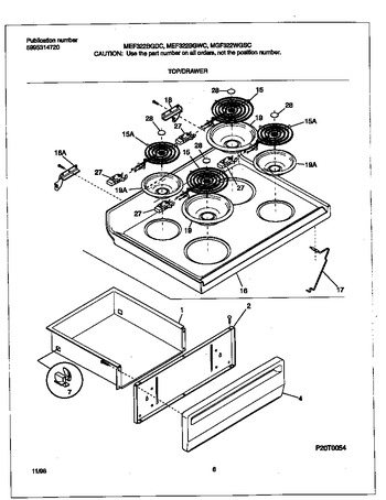 Diagram for MEF322WGSC