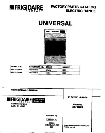 Diagram for MEF350SBWA