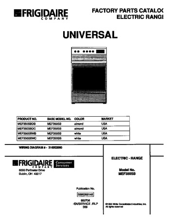 Diagram for MEF350SBWC