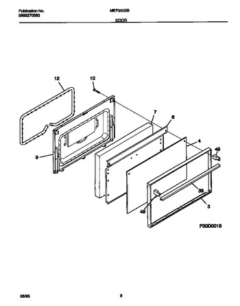 Diagram for MEF350SBWD