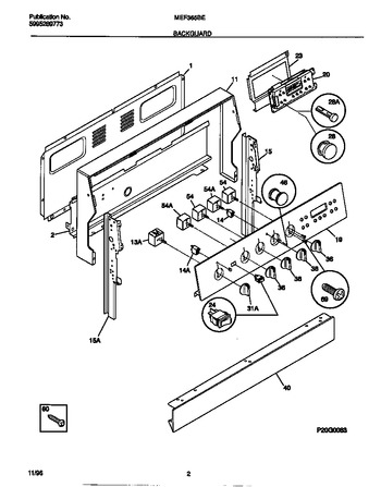 Diagram for MEF365BEDA