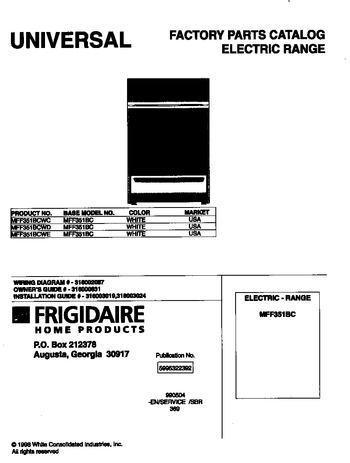 Diagram for MFF351BCWE