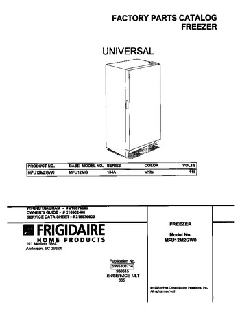 Diagram for MFU12M2GW0