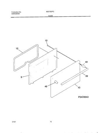 Diagram for MGF303PGWJ