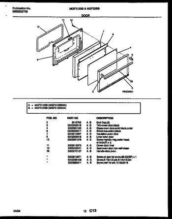 Diagram for MGF312SBWA